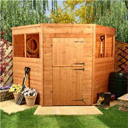 Wooden Shed Billyoh 'Stable Door' Corner Shed 7' x 7'